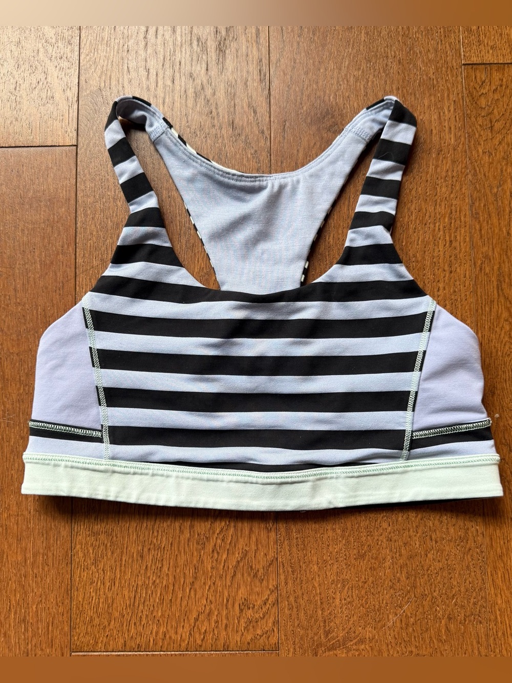 Lululemon Striped Sports Bra